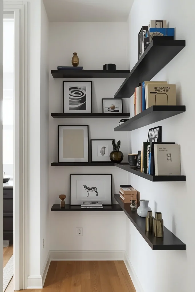 Use MOSSLANDA Picture Ledges As Multi-Purpose Storage