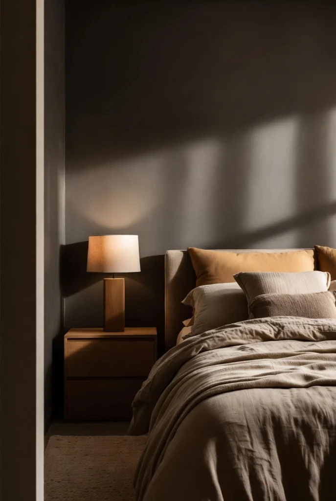 Charcoal Gray and Warm Beige