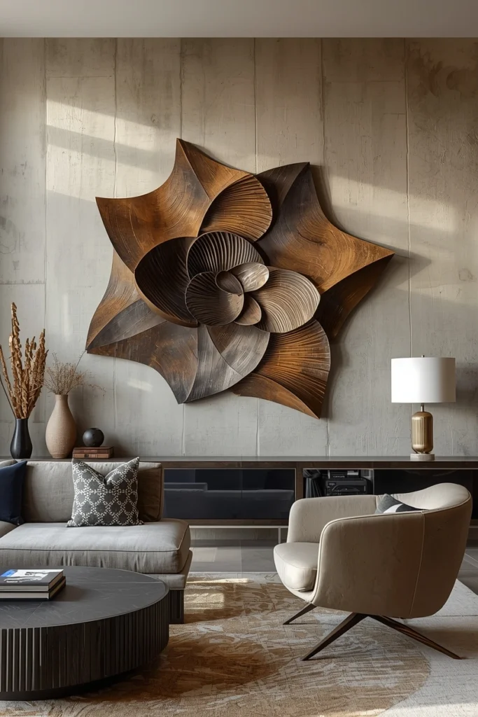 Sculptural Wall Art Installation