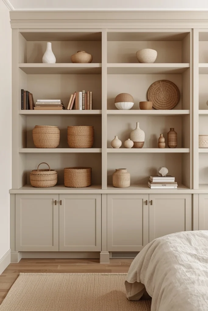 Built-In Neutral Shelving