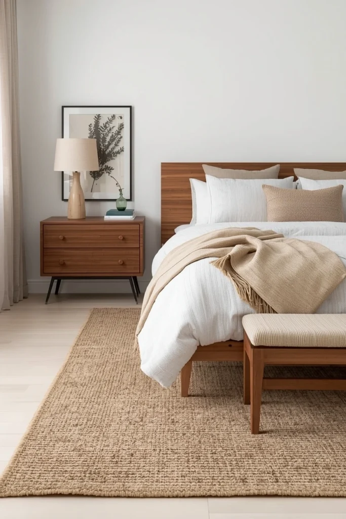 Add a Textured Area Rug