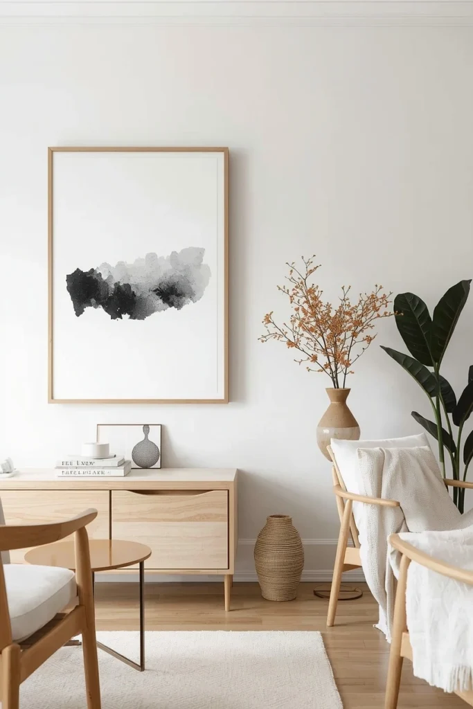 Calm Monochrome Artwork