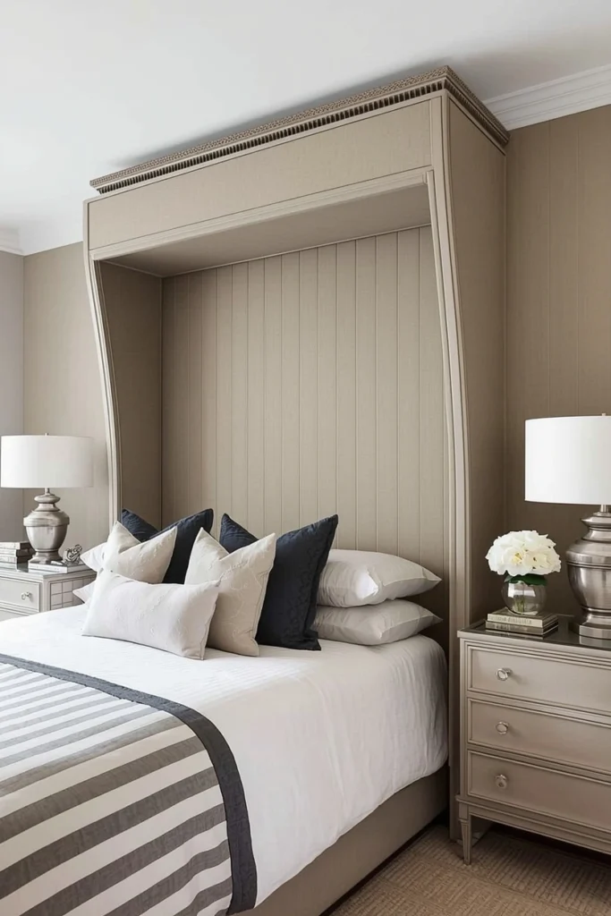 Upholstered Headboard Canopy Extension