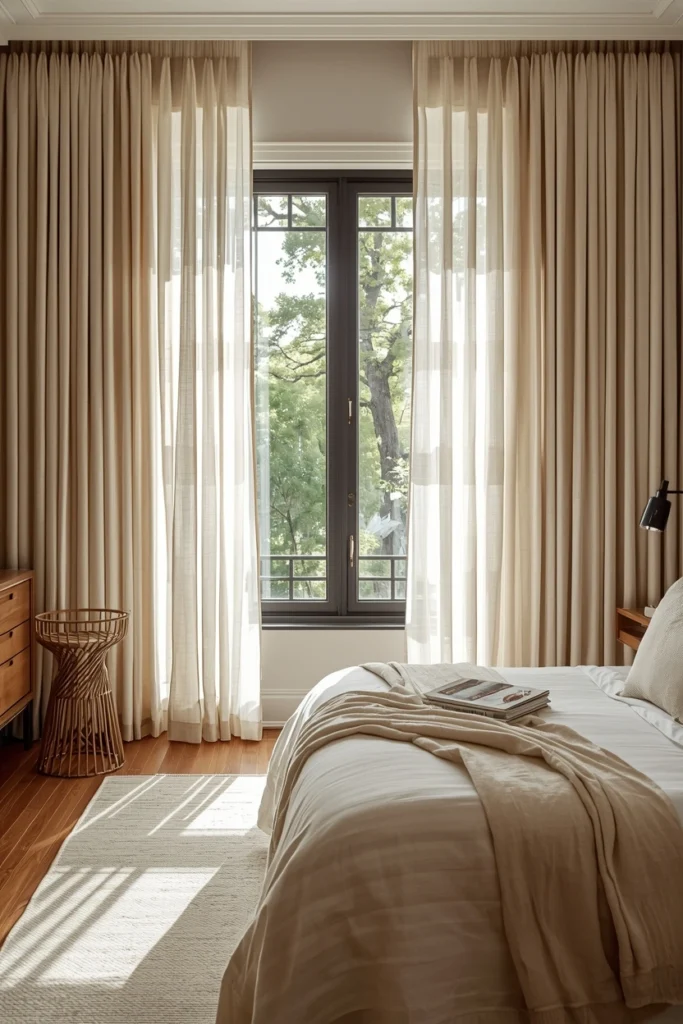Keep Window Treatments Light and Airy