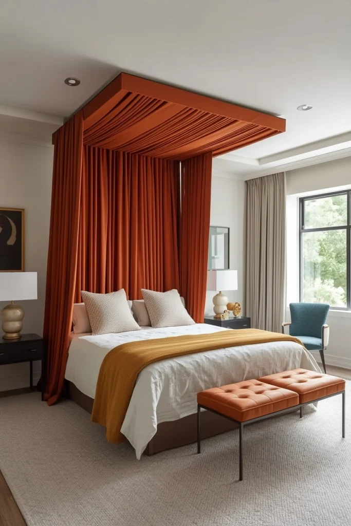 Statement Color Canopy for Bold Impact