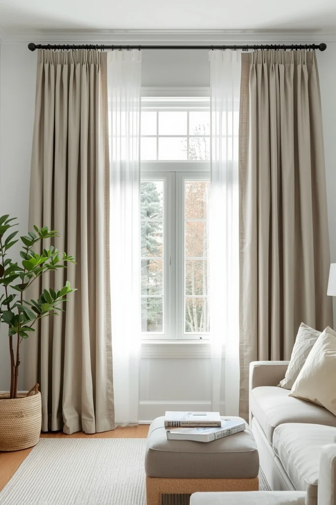 Upgrade Curtains for Height Illusion