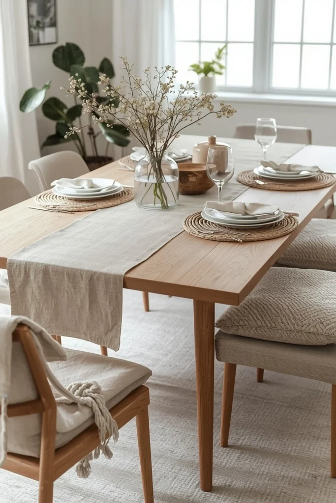 Layered Neutral Textiles for Soft Sophistication