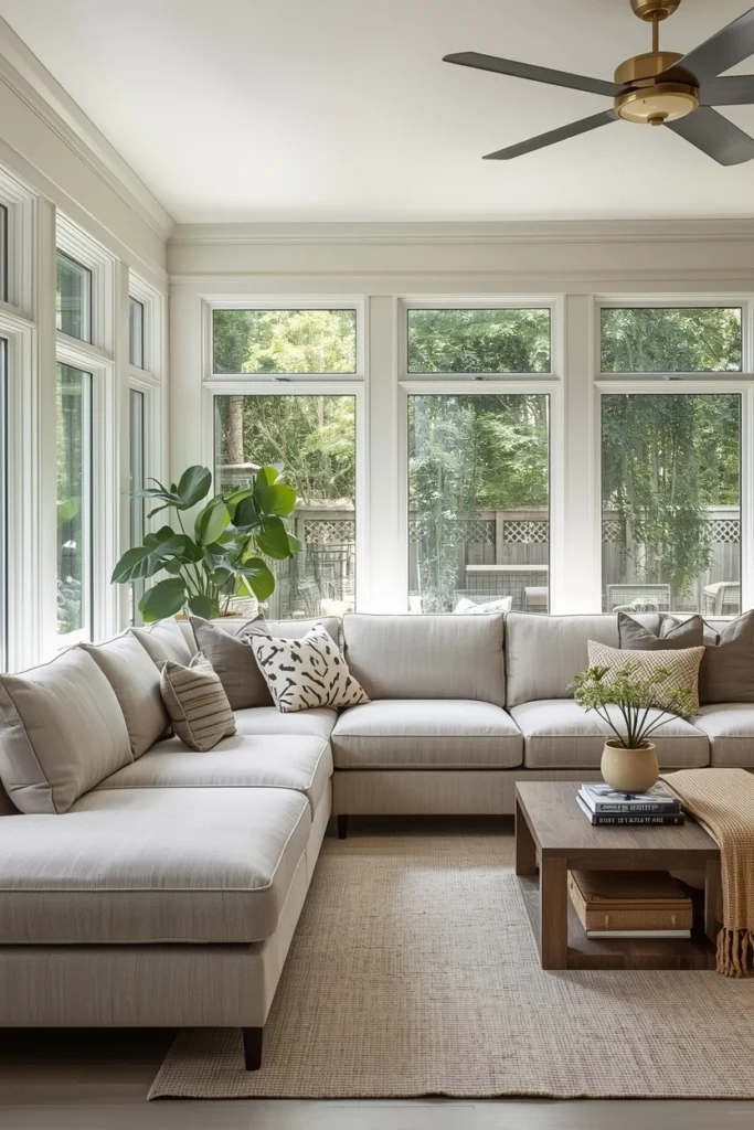 Modular Sectional Sofa for Flexible Layouts