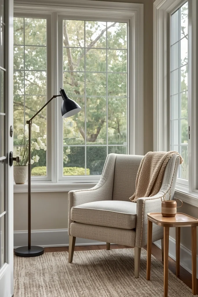 Cozy Reading Nook Armchair