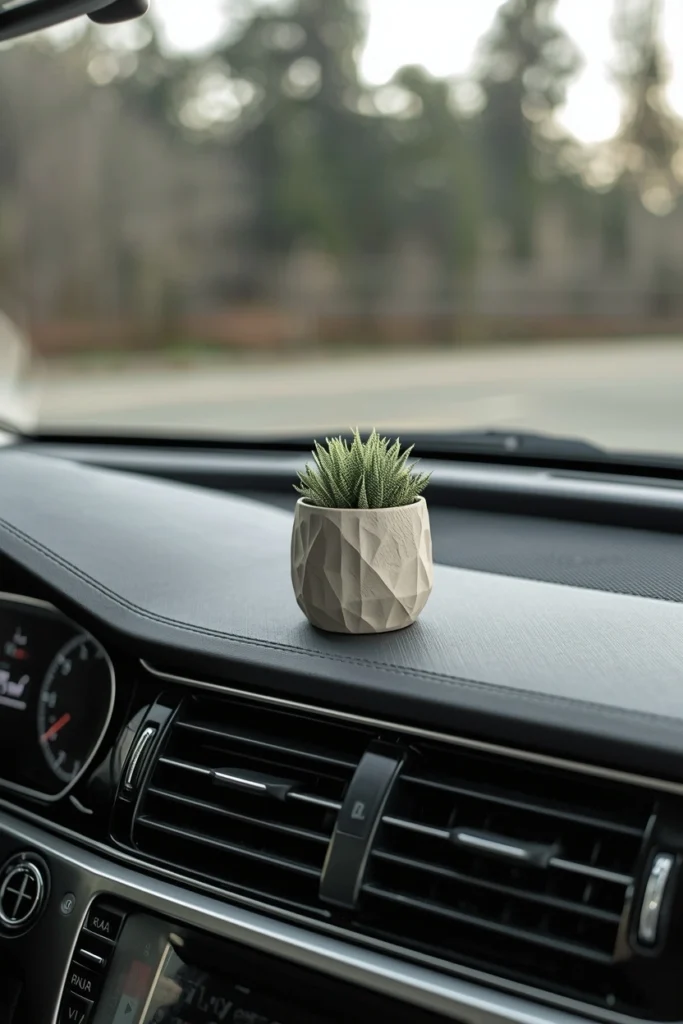 Dashboard Mini Plant or Faux Greenery