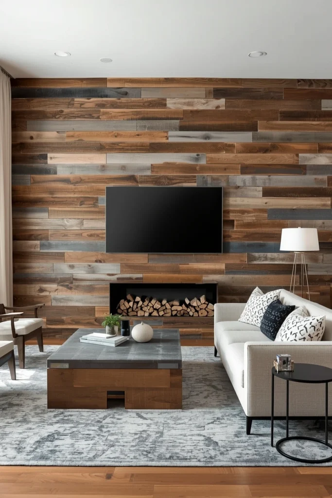 Reclaimed Wood Accent Walls