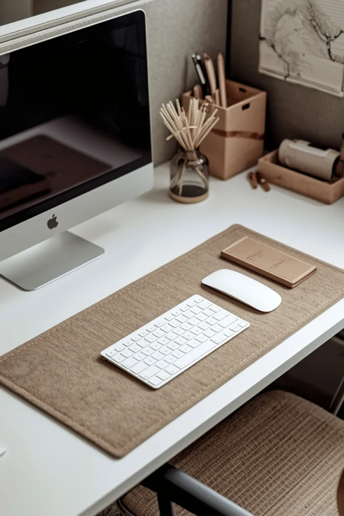 Use Soft Desk Mats for Comfort