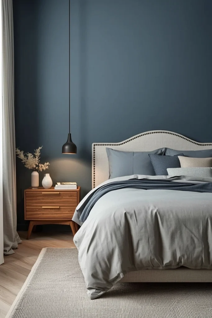 Dusty Blue and Light Gray