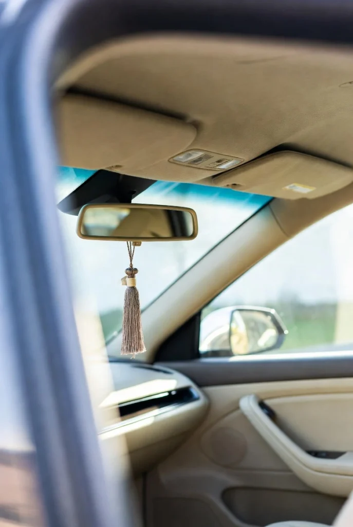 Personalized Rearview Mirror Charm