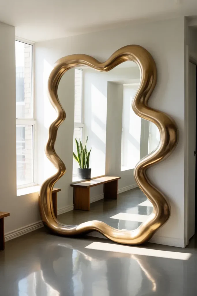 Sculptural Mirrors for Space Illusion