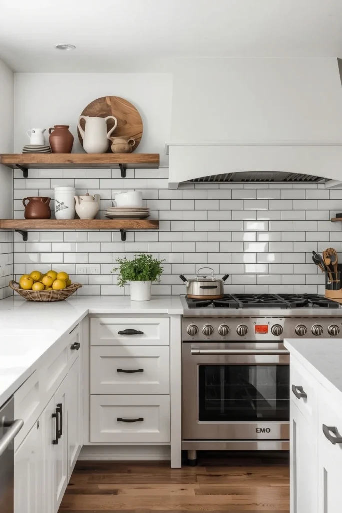 Subway Tile With Dark Grout