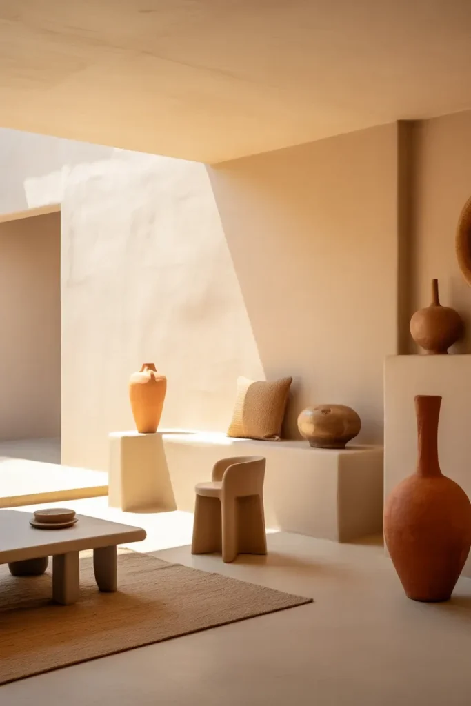 Terracotta and Warm White Balance