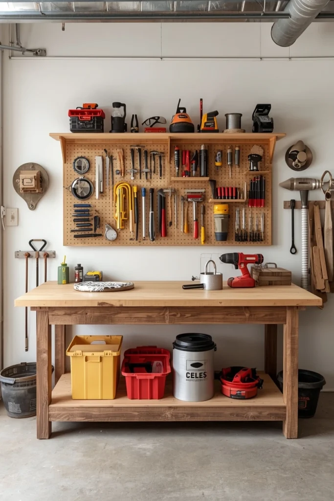 DIY Workshop With Functional Layout