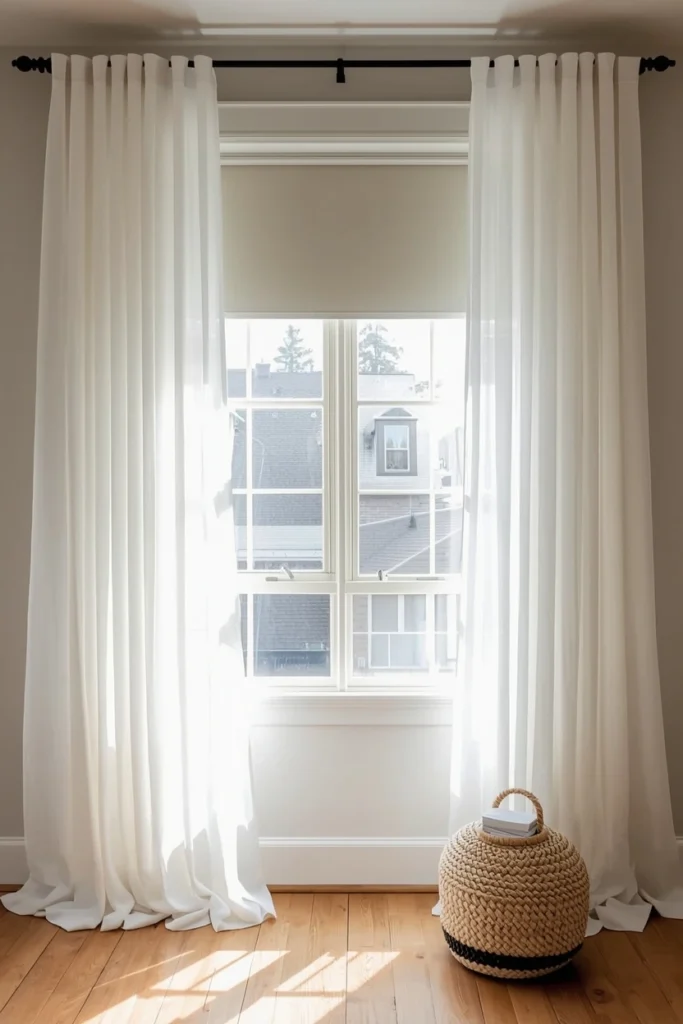 Keep Window Treatments Minimal