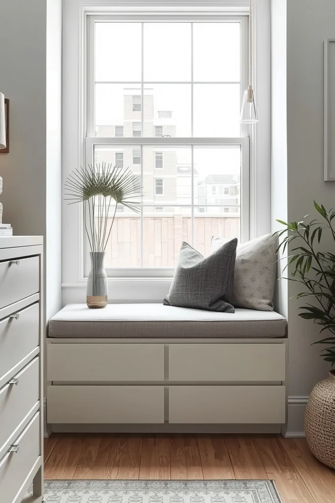 Turn MALM Dresser Into A Window Bench