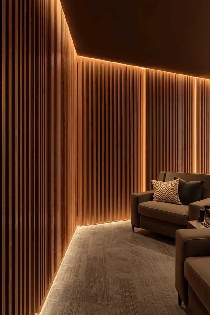 Acoustic Wood Slat Walls