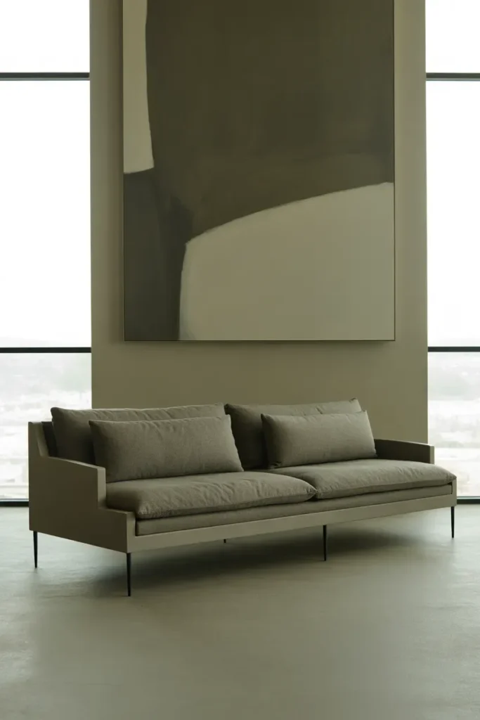 Low-Profile Modern Sofa