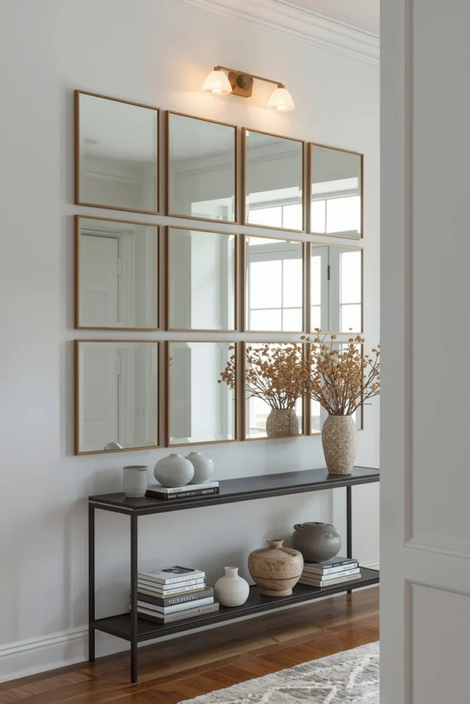 Mirror Wall for Depth and Drama