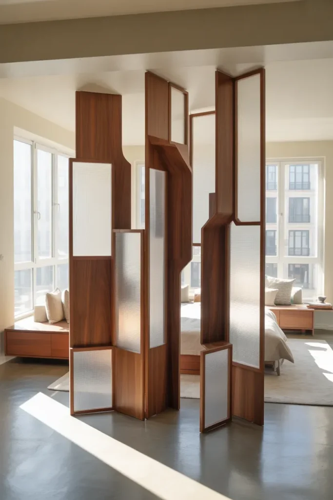Temporary Sculptural Room Dividers
