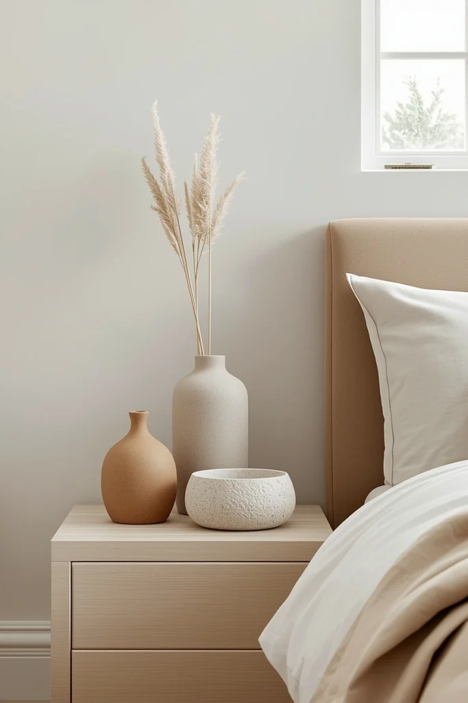 Minimalist Stone and Ceramic Decor