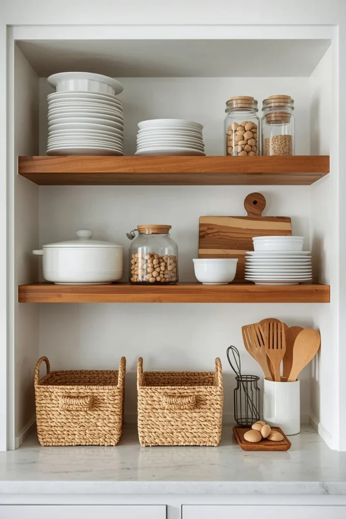 Layer Cutting Boards Against the Wall