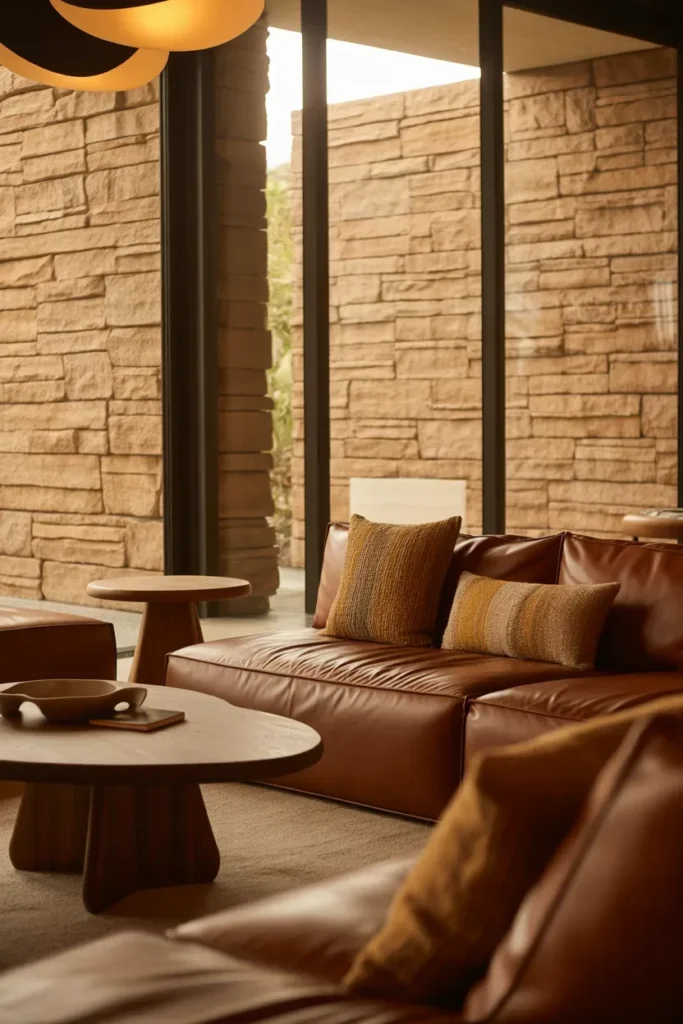 Cinnamon Brown and Warm Stone Depth