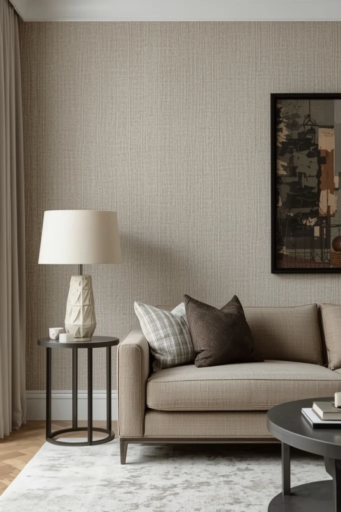 Wallpaper with Raised Texture