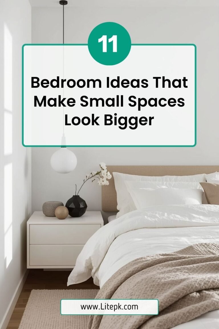 11 Bedroom Ideas That Make Small Spaces Look Bigger