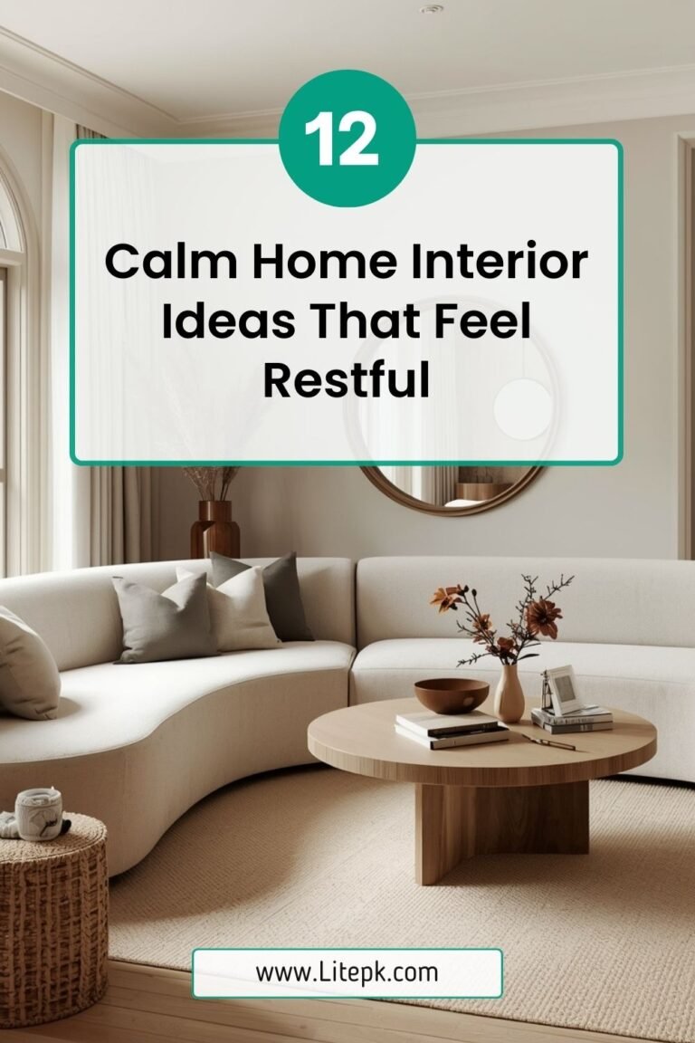 12 Calm Home Interior Ideas That Feel Restful