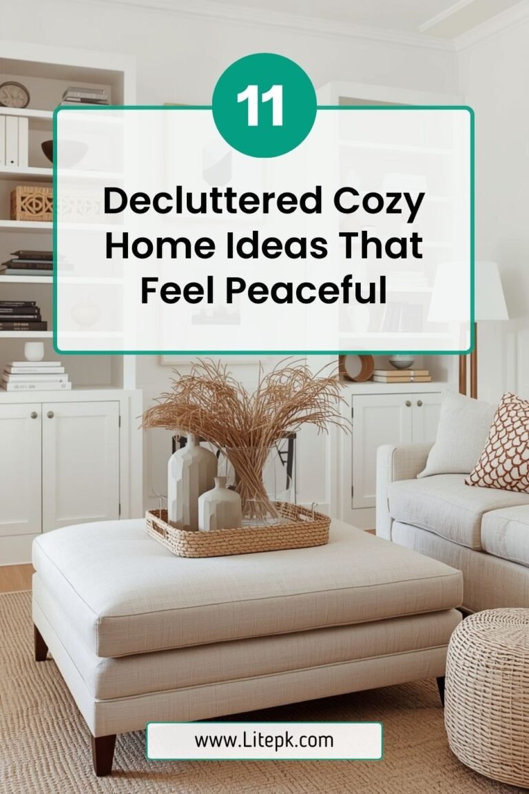 11 Decluttered Cozy Home Ideas That Feel Peaceful