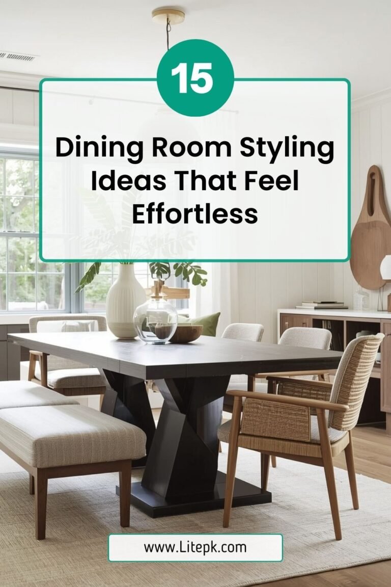 15 Dining Room Styling Ideas That Feel Effortless