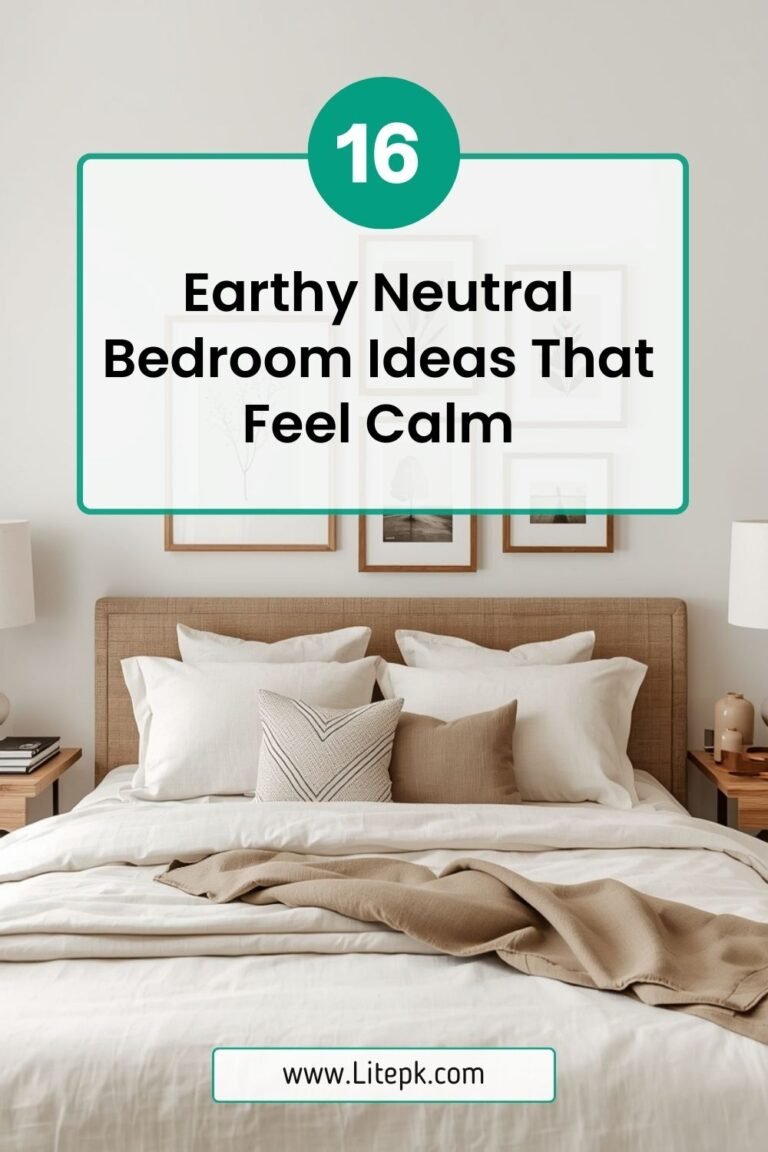 16 Earthy Neutral Bedroom Ideas That Feel Calm