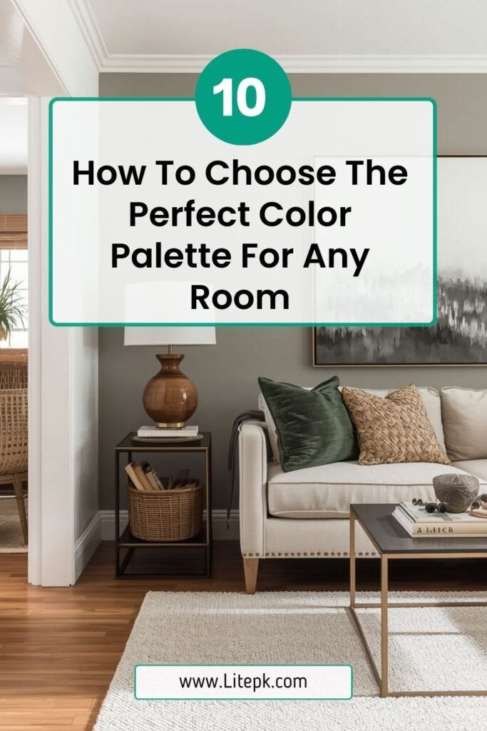 How To Choose The Perfect Color Palette For Any Room