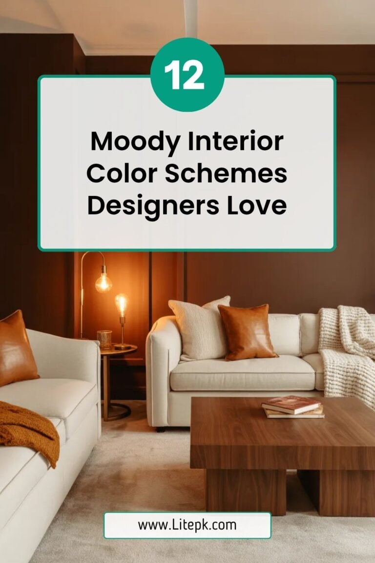 12 Moody Interior Color Schemes Designers Love