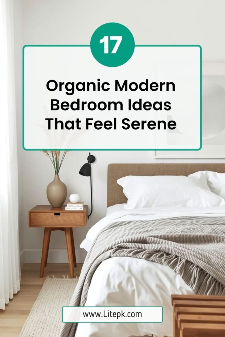 17 Organic Modern Bedroom Ideas That Feel Serene