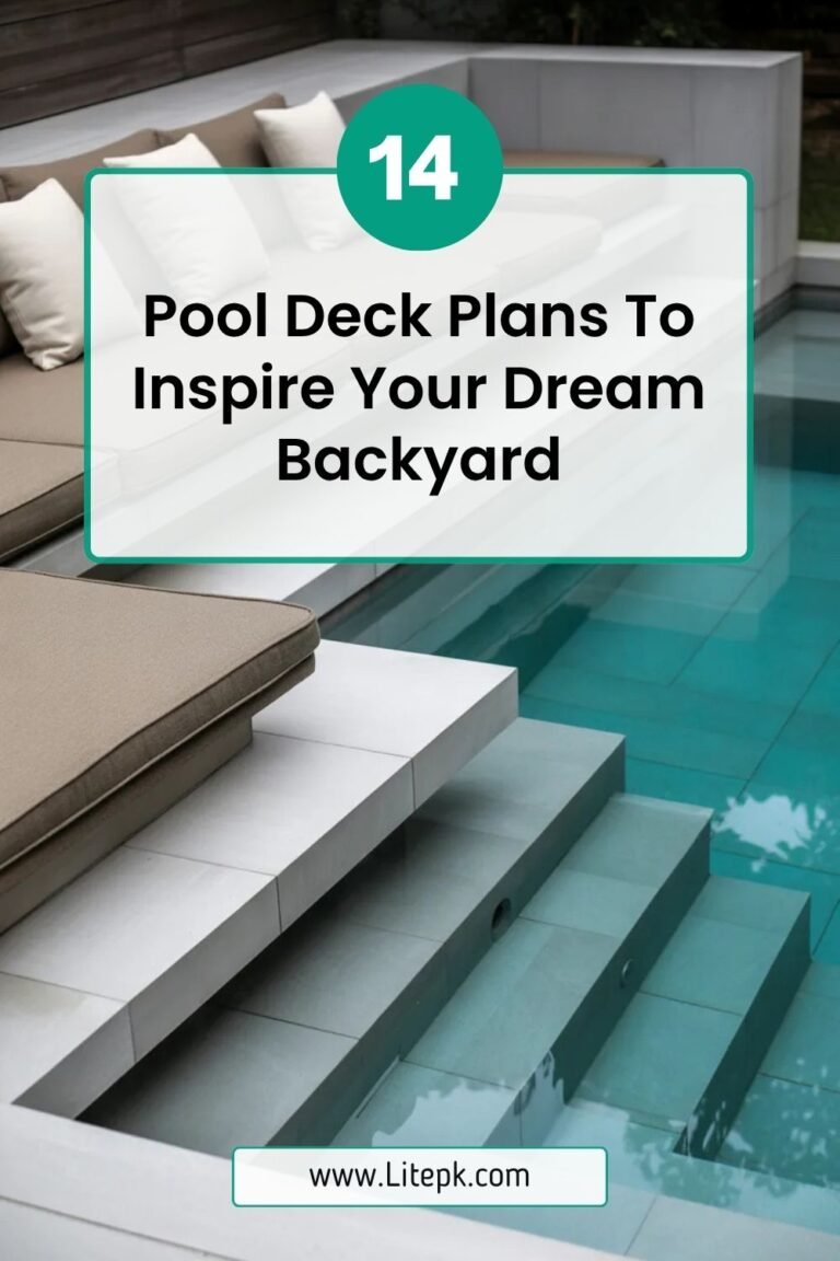 14 Pool Deck Plans To Inspire Your Dream Backyard