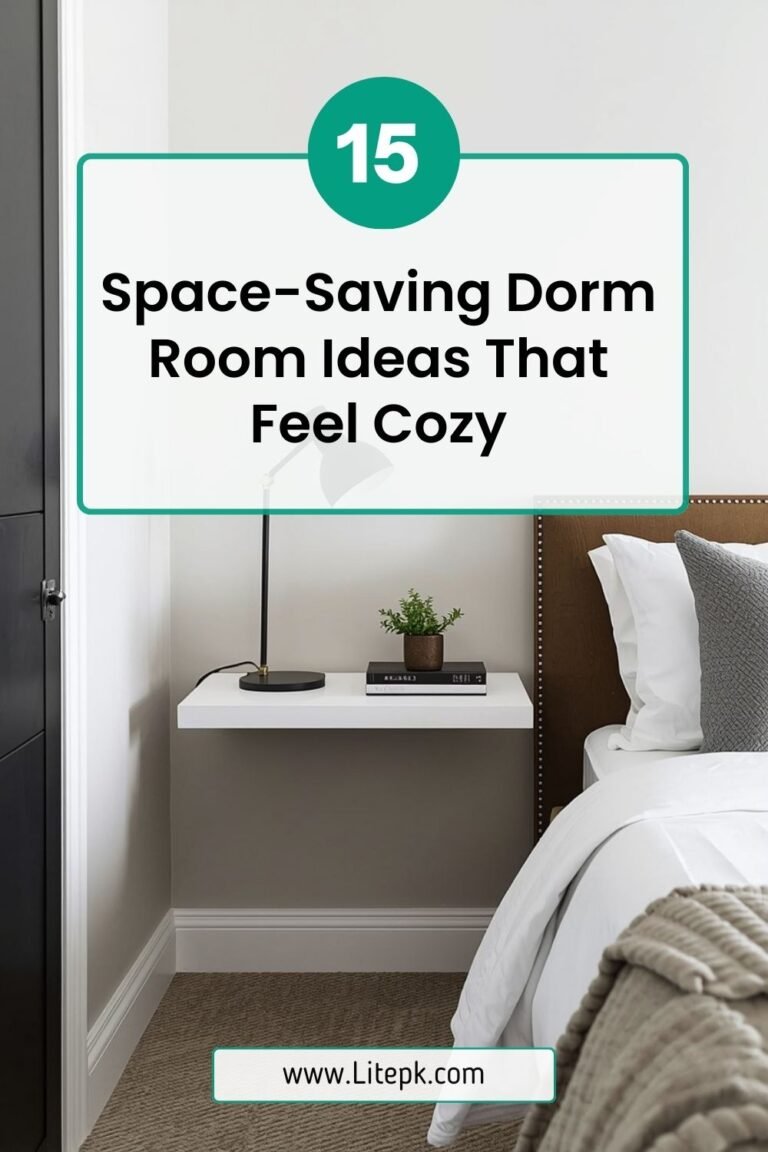 15 Space-Saving Dorm Room Ideas That Feel Cozy