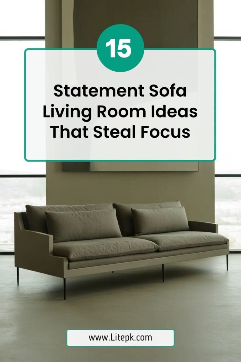 15 Statement Sofa Living Room Ideas That Steal Focus