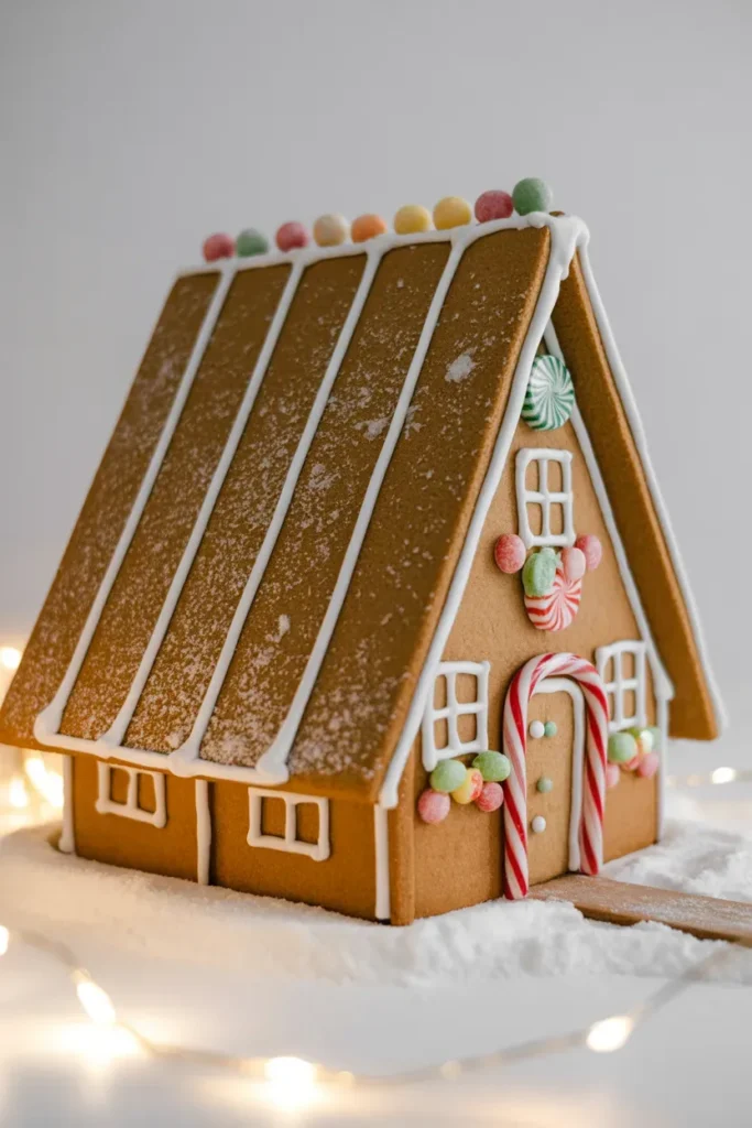 Classic A-Frame Gingerbread House