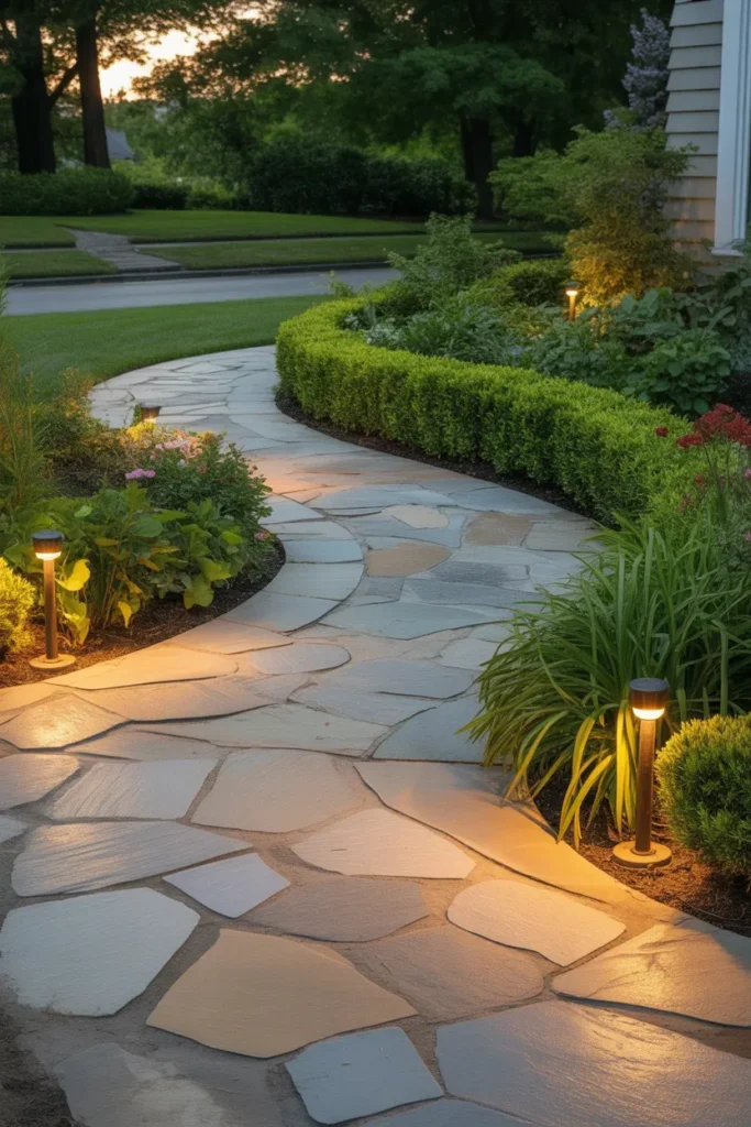 Create a Defined Walkway Entrance