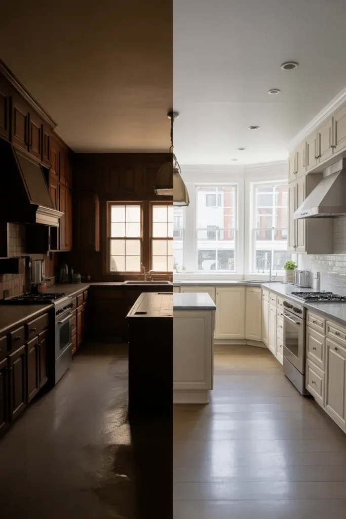 From Dark and Cramped to Bright Open Concept