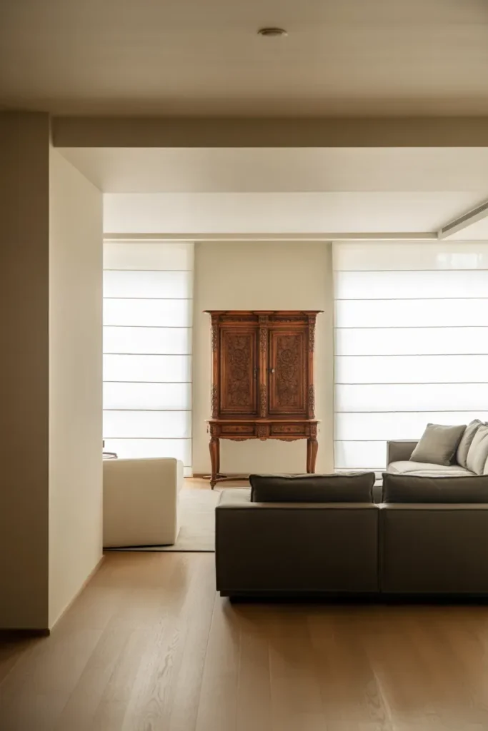 Mix Antique Furniture with Modern Layouts