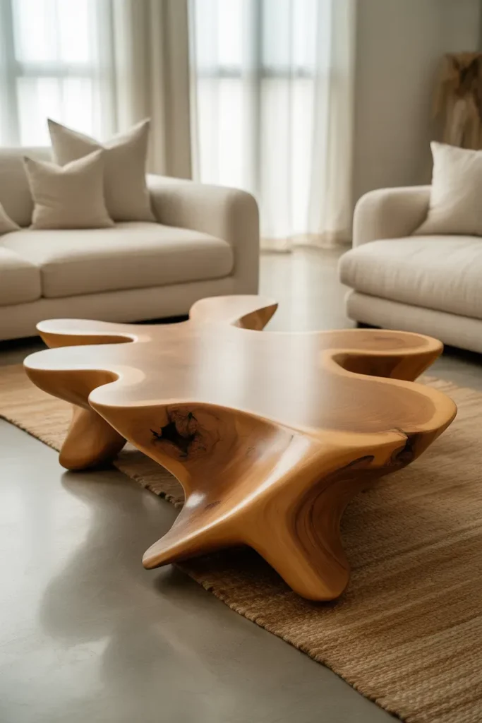Sculptural Wooden Furniture