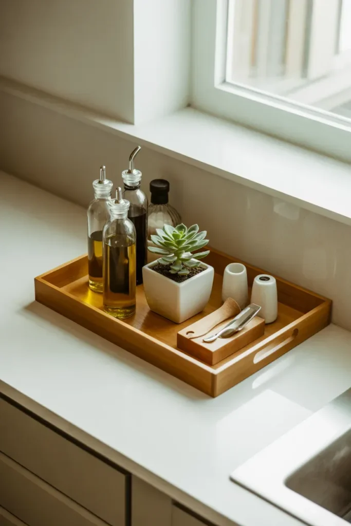 Use Trays to Create Defined Zones