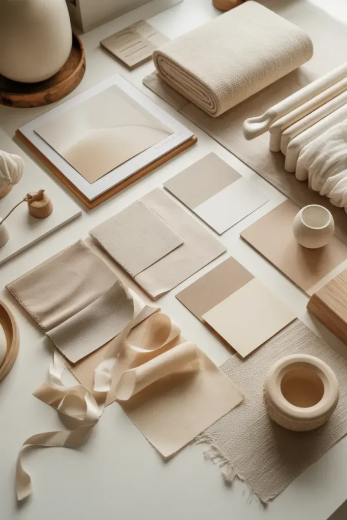 Warm Beige and Soft Ivory Harmony